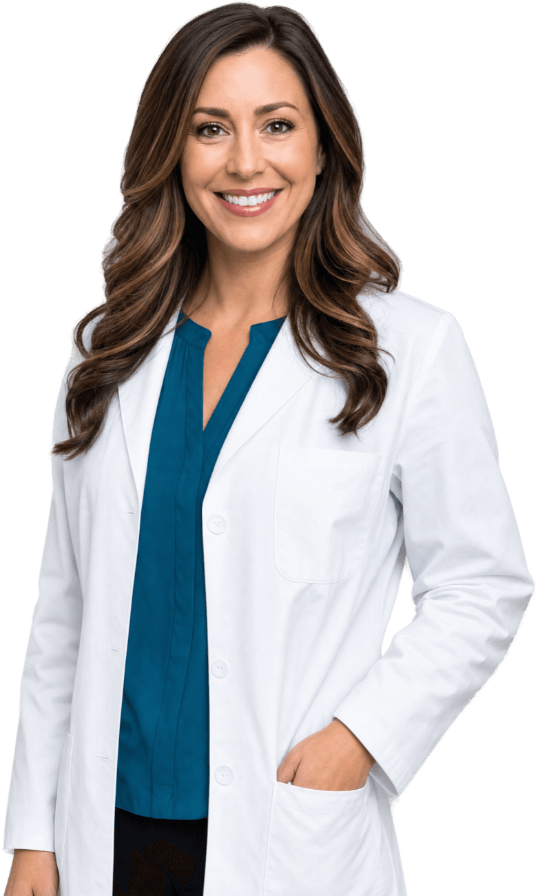 A smiling pharmacist at St. George Medical Center