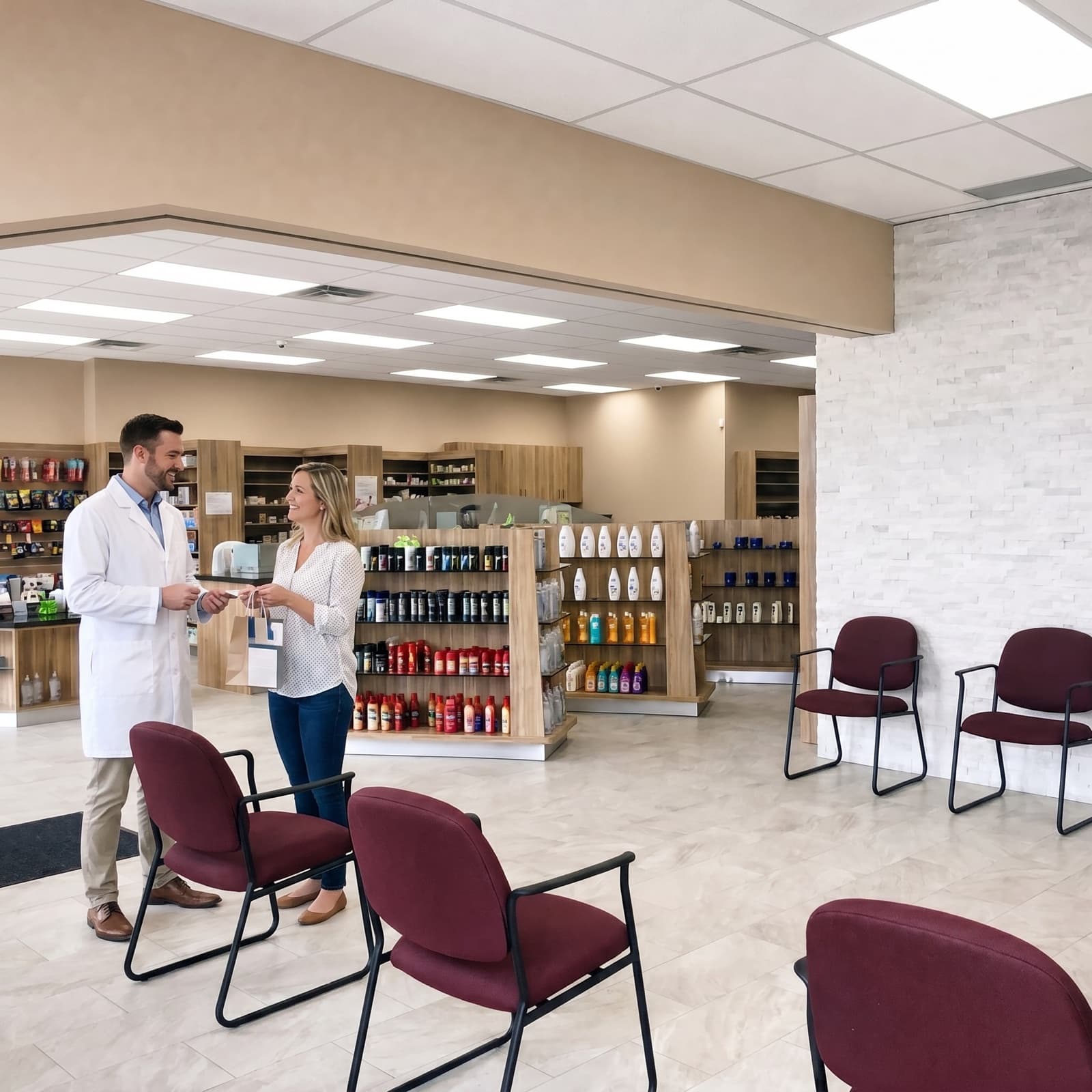 Refill or transfer a prescription.