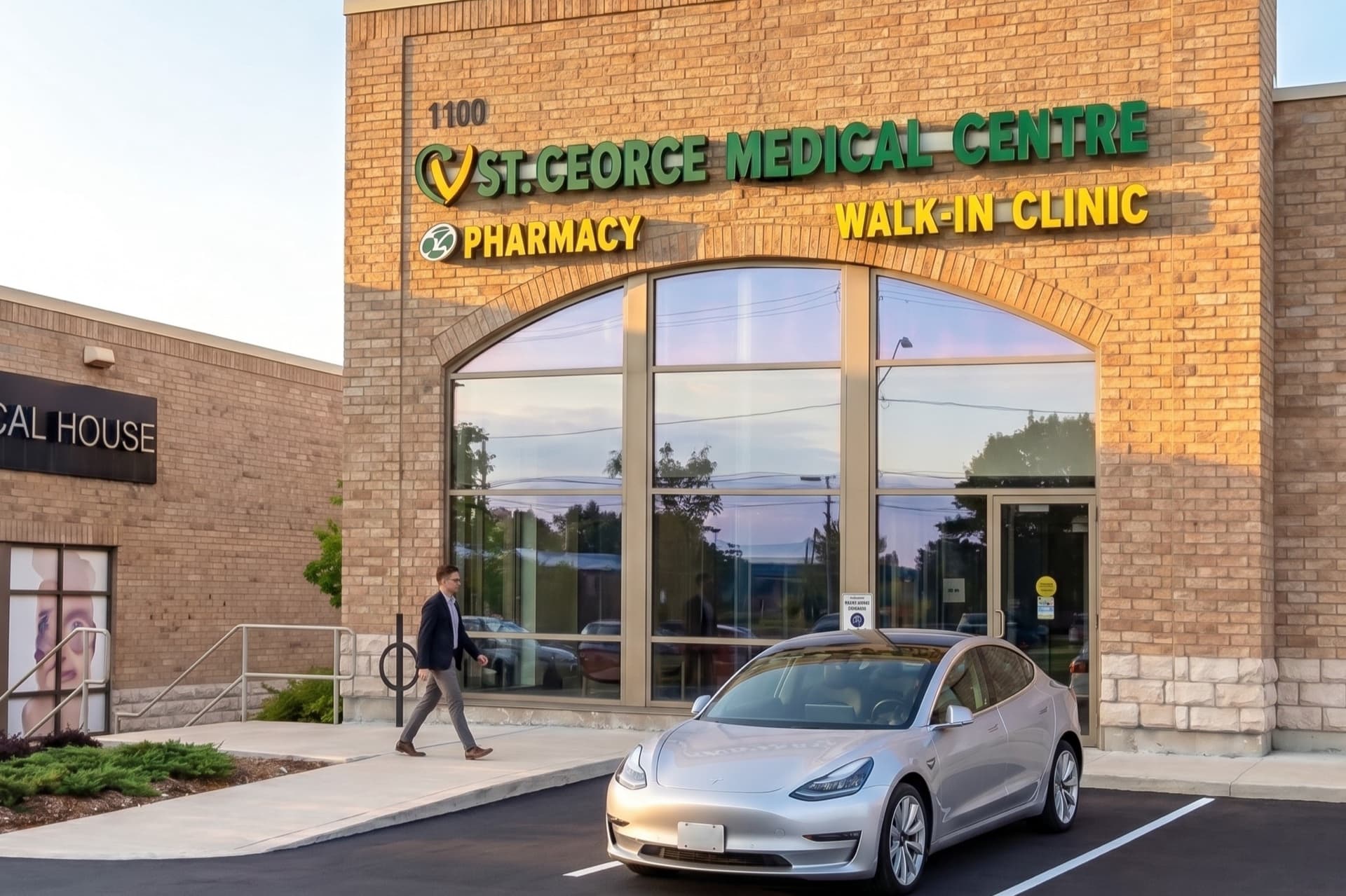The exterior of St. George Medical Center on Fischer-Hallman Road, Kitchener